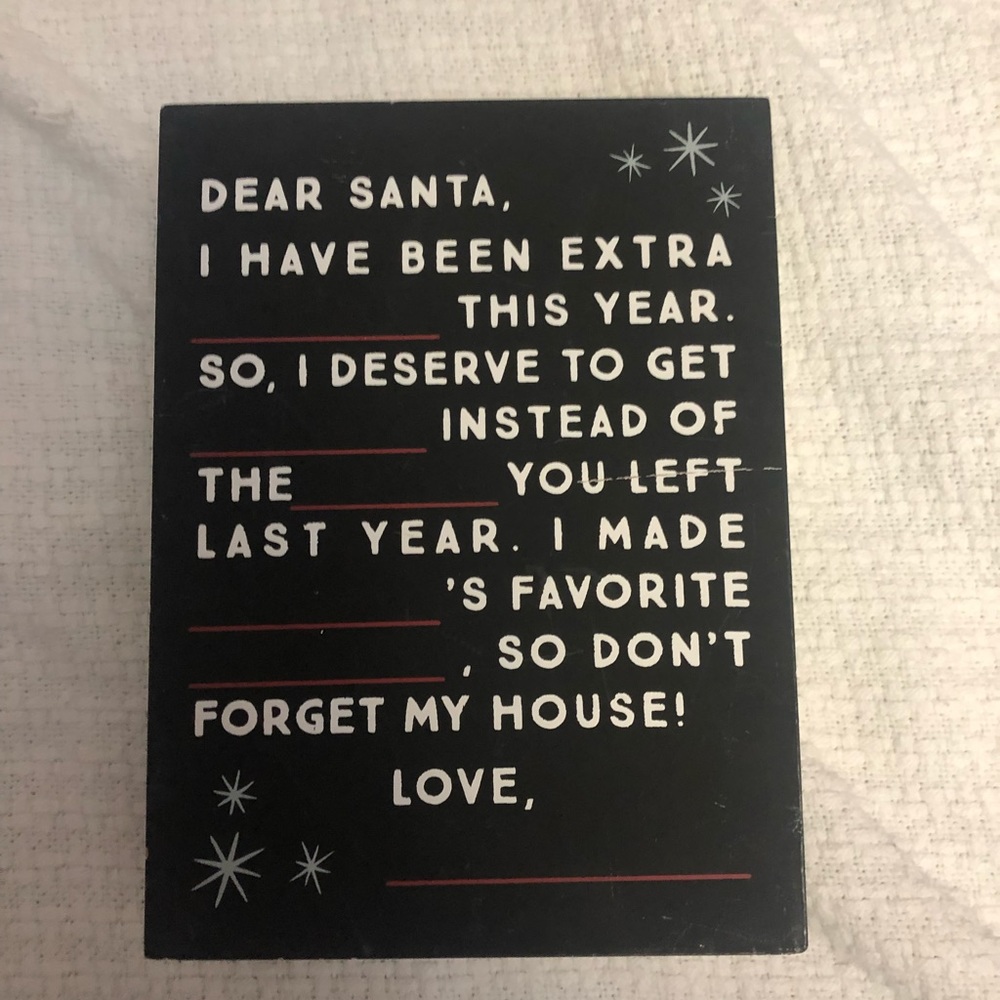 Adorable little Santa sign 🎄
